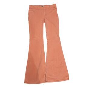 Free People Peach Wide Leg Pants